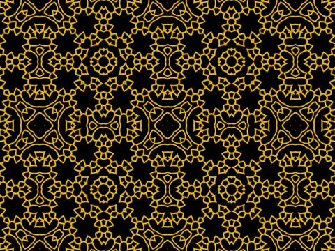 Islamic Patterns Geometric Art Arabic Background Wallpaper Stock Illustration