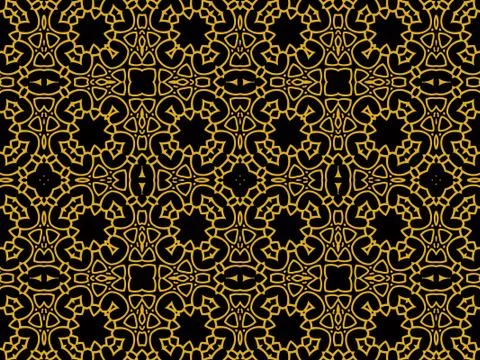 Islamic Patterns Geometric Art Arabic Background Wallpaper Stock Illustration