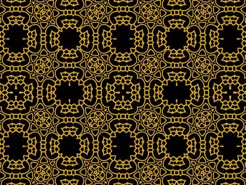 Islamic Patterns Geometric Art Arabic Background Wallpaper Stock Illustration