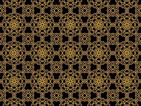 Islamic Patterns Geometric Art Arabic Background Wallpaper Stock Illustration