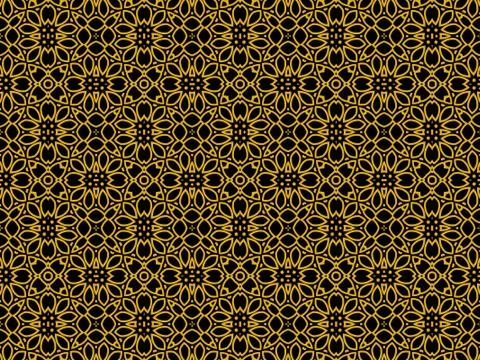 Islamic Patterns Geometric Art Arabic Background Wallpaper Stock Illustration