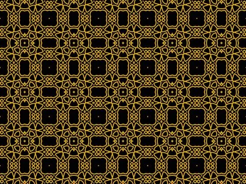 Islamic Patterns Geometric Art Arabic Background Wallpaper Stock Illustration