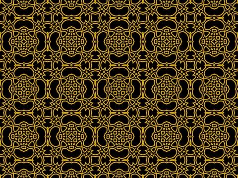 Islamic Patterns Geometric Art Arabic Background Wallpaper Stock Illustration