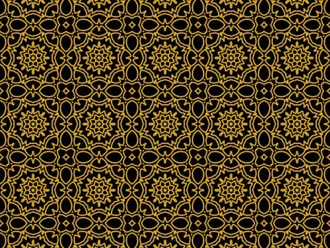 Islamic Patterns Geometric Art Arabic Background Wallpaper Stock Illustration