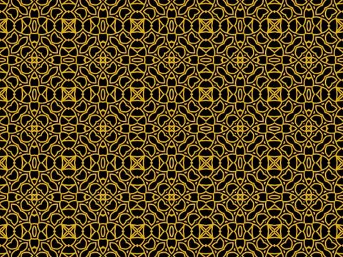Islamic Patterns Geometric Art Arabic Background Wallpaper Stock Illustration