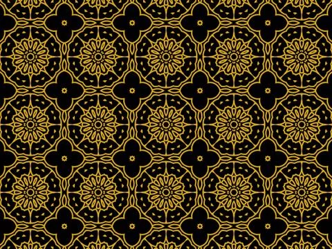 Islamic Patterns Geometric Art Arabic Background Wallpaper Stock Illustration