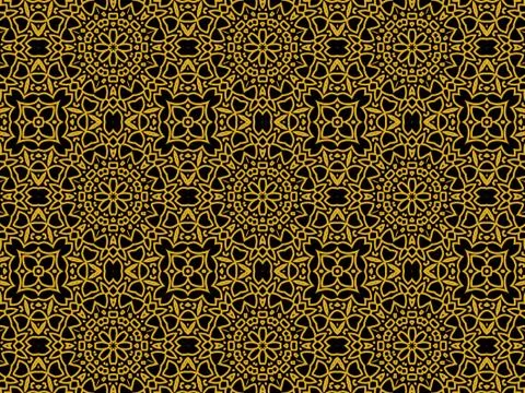 Islamic Patterns Geometric Art Arabic Background Wallpaper Stock Illustration