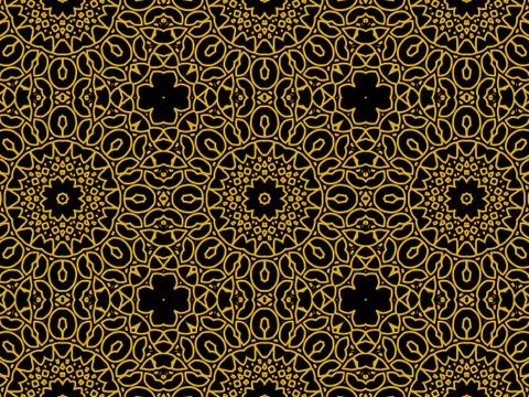 Islamic Patterns Geometric Art Arabic Background Wallpaper Stock Illustration