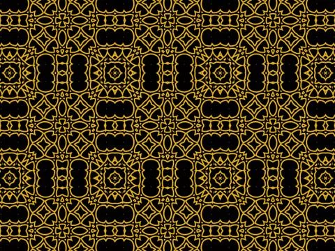 Islamic Patterns Geometric Art Arabic Background Wallpaper Stock Illustration