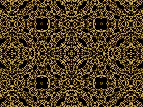 Islamic Patterns Geometric Art Arabic Background Wallpaper Stock Illustration