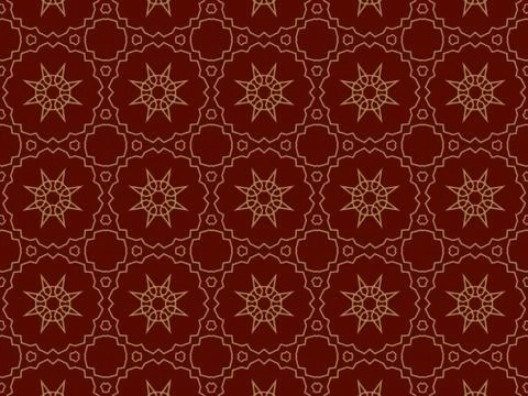 Islamic Patterns Geometric Art Arabic Background Wallpaper Stock Illustration