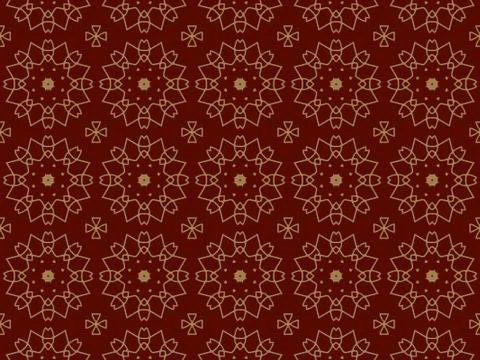 Islamic Patterns Geometric Art Arabic Background Wallpaper Stock Illustration
