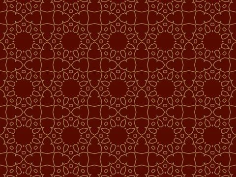 Islamic Patterns Geometric Art Arabic Background Wallpaper Illustrazione stock