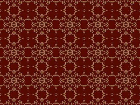Islamic Patterns Geometric Art Arabic Background Wallpaper Stock Illustration