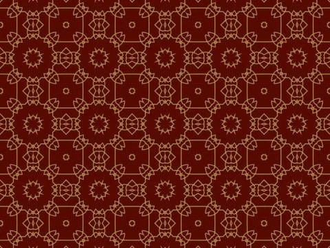 Islamic Patterns Geometric Art Arabic Background Wallpaper Stock Illustration