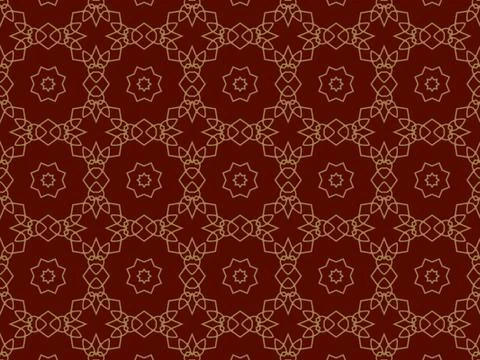 Islamic Patterns Geometric Art Arabic Background Wallpaper Stock Illustration
