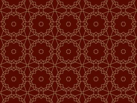 Islamic Patterns Geometric Art Arabic Background Wallpaper Stock Illustration