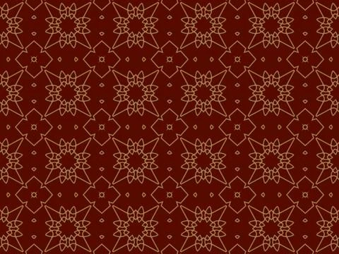 Islamic Patterns Geometric Art Arabic Background Wallpaper Stock Illustration