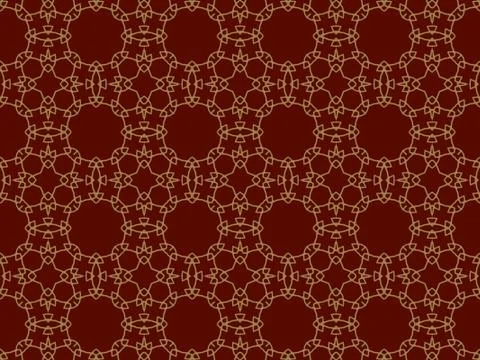 Islamic Patterns Geometric Art Arabic Background Wallpaper Stock Illustration