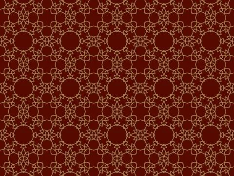 Islamic Patterns Geometric Art Arabic Background Wallpaper Stock Illustration