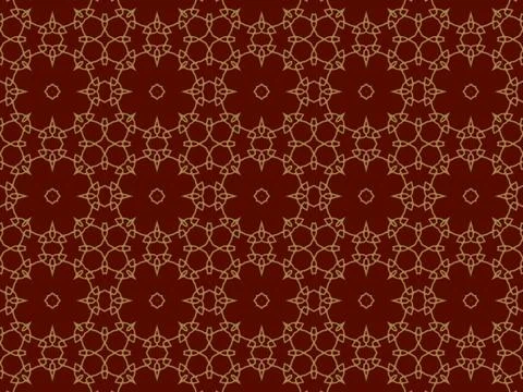 Islamic Patterns Geometric Art Arabic Background Wallpaper Stock Illustration