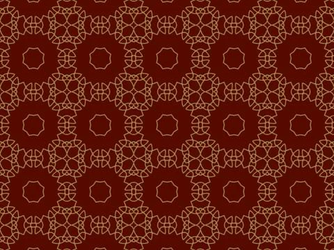Islamic Patterns Geometric Art Arabic Background Wallpaper Stock Illustration