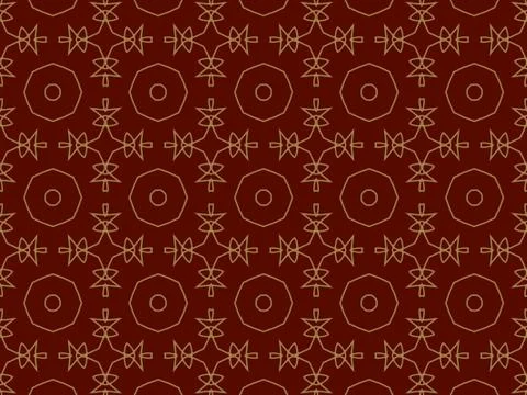 Islamic Patterns Geometric Art Arabic Background Wallpaper Stock Illustration
