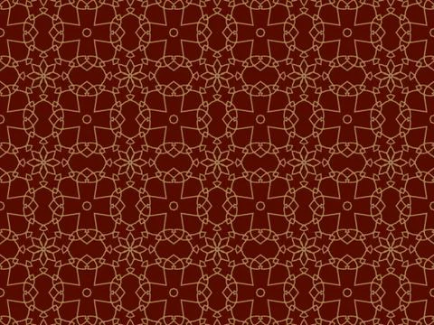 Islamic Patterns Geometric Art Arabic Background Wallpaper Stock Illustration