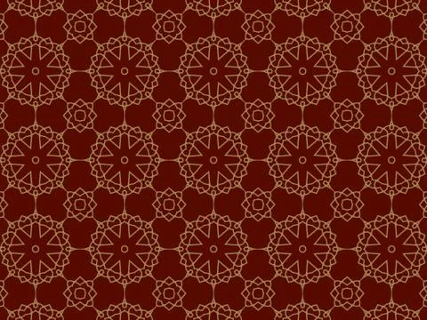 Islamic Patterns Geometric Art Arabic Background Wallpaper Stock Illustration