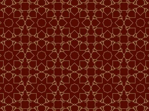 Islamic Patterns Geometric Art Arabic Background Wallpaper Stock Illustration