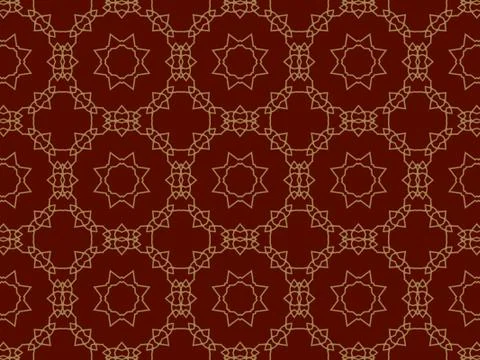 Islamic Patterns Geometric Art Arabic Background Wallpaper Illustrazione stock