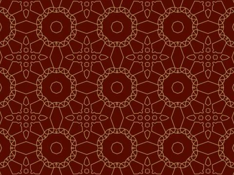 Islamic Patterns Geometric Art Arabic Background Wallpaper Stock Illustration