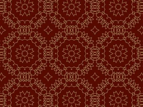 Islamic Patterns Geometric Art Arabic Background Wallpaper Illustrazione stock
