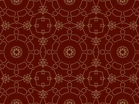 Islamic Patterns Geometric Art Arabic Background Wallpaper Stock Illustration