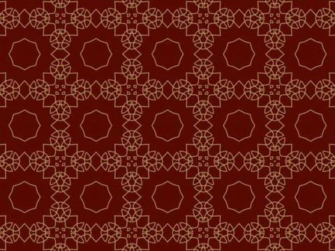 Islamic Patterns Geometric Art Arabic Background Wallpaper Illustrazione stock