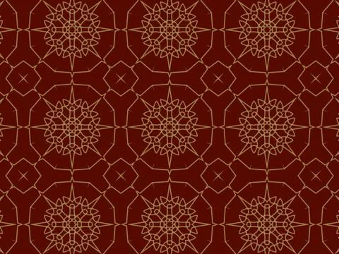 Islamic Patterns Geometric Art Arabic Background Wallpaper Stock Illustration