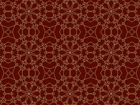 Islamic Patterns Geometric Art Arabic Background Wallpaper Illustrazione stock