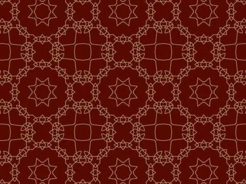 Islamic Patterns Geometric Art Arabic Background Wallpaper Illustrazione stock
