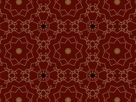 Islamic Patterns Geometric Art Arabic Background Wallpaper Stock Illustration