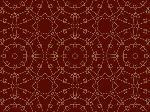 Islamic Patterns Geometric Art Arabic Background Wallpaper Stock Illustration