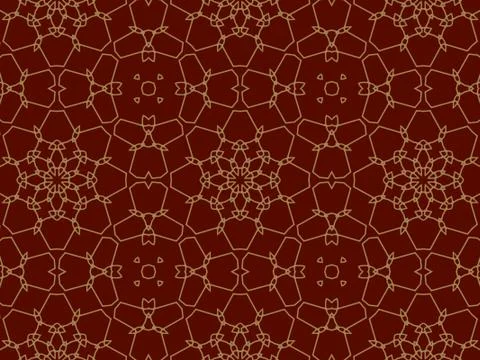 Islamic Patterns Geometric Art Arabic Background Wallpaper Stock Illustration