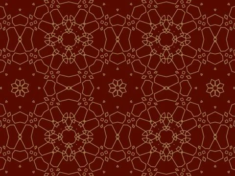 Islamic Patterns Geometric Art Arabic Background Wallpaper Illustrazione stock