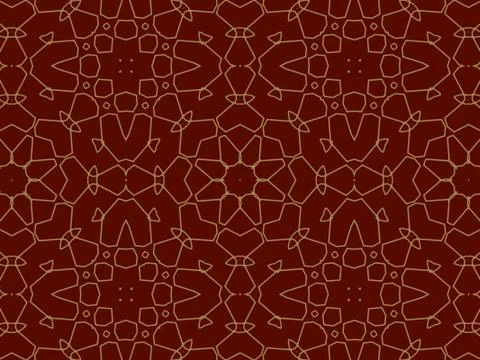 Islamic Patterns Geometric Art Arabic Background Wallpaper Stock Illustration