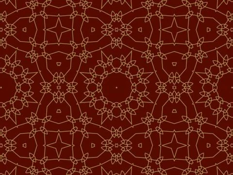 Islamic Patterns Geometric Art Arabic Background Wallpaper Illustrazione stock