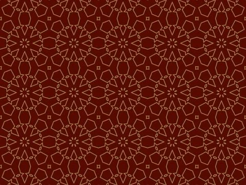 Islamic Patterns Geometric Art Arabic Background Wallpaper Illustrazione stock