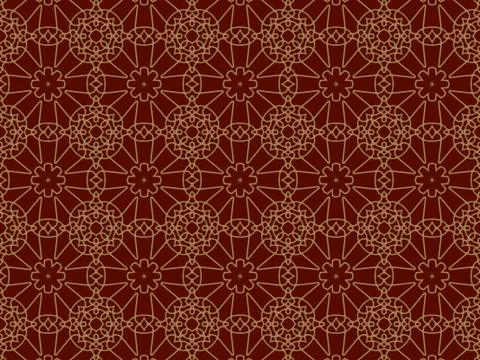 Islamic Patterns Geometric Art Arabic Background Wallpaper Stock Illustration