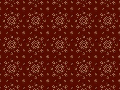 Islamic Patterns Geometric Art Arabic Background Wallpaper Illustrazione stock