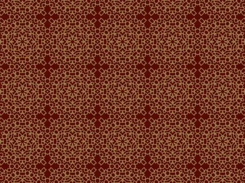 Islamic Patterns Geometric Art Arabic Background Wallpaper Stock Illustration