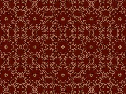 Islamic Patterns Geometric Art Arabic Background Wallpaper Stock Illustration