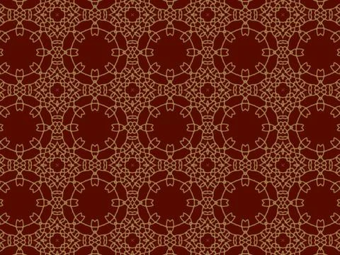 Islamic Patterns Geometric Art Arabic Background Wallpaper Stock Illustration